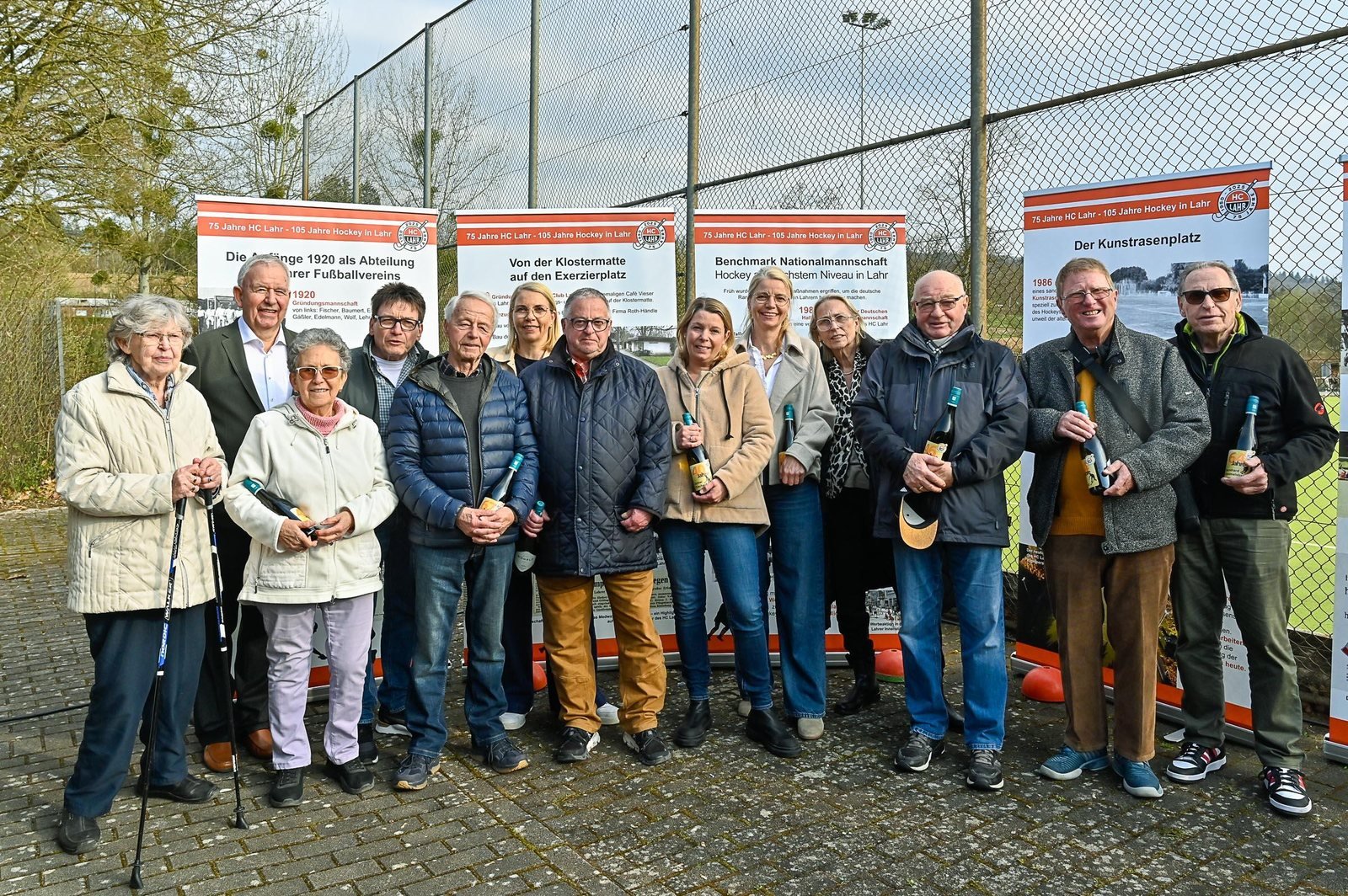 Vereinsmitglieder beim HC Lahr